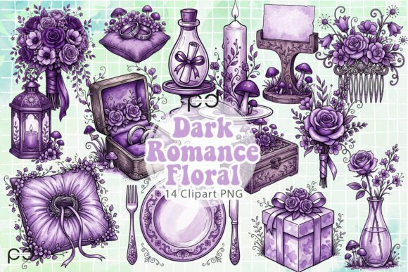 Download Dark Romance Floral Graphics - Graphic Collection