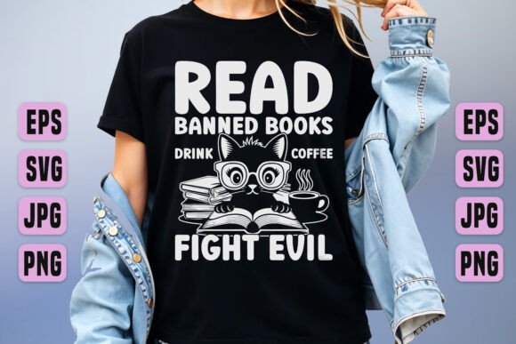 Download READ BANNED BOOKS FIGHT EVIL GRAPHICS - Graphic Collection