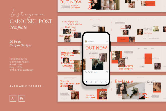 Download Modest Elegant Instagram Carousel Post - Premium Resources