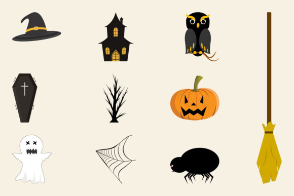 Download Halloween Scary Graphics Element Design - Graphic Collection