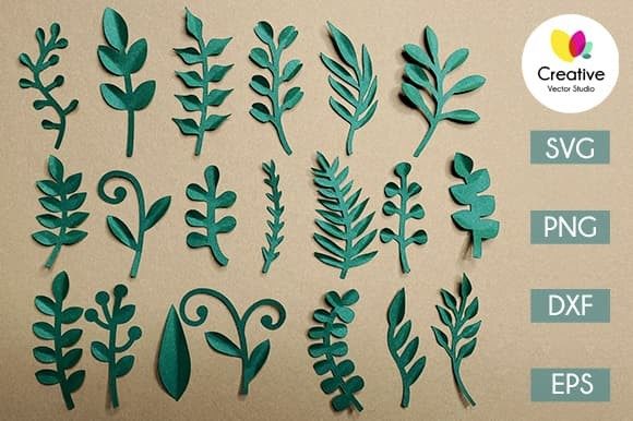 Download Paper Leaves Bundle - Leaves Collection