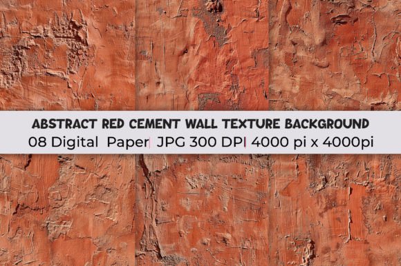 Download Abstract Red Cement Wall Texture - Cement Collection