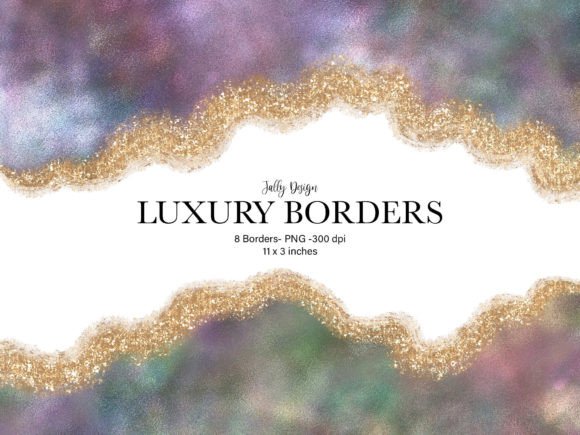 Download Dark Holographic Borders Clip Art - Graphic Collection